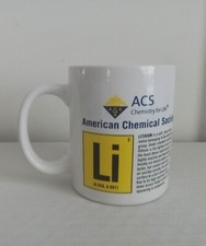 Caneca de café de lítio American Chemical Society ACS Happy 3rd Anniv 10 oz comprar usado  Enviando para Brazil