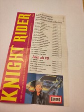 Knight rider werbeflyer gebraucht kaufen  Berlin