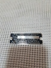 Usado, Máquina de costura armário Sears Roebuck #566 107 etiqueta de identificação comprar usado  Enviando para Brazil