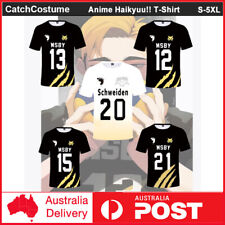 Haikyuu!! Camiseta MSBY Bokuto Koutarou Hinata Shoyo camiseta camiseta fantasia cosplay comprar usado  Enviando para Brazil