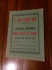 Catalogo antico f.lli usato  Vignola