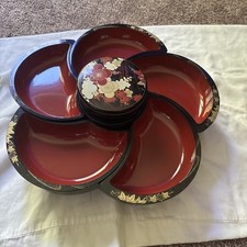Bandeja de servir giratória vintage japonesa retrô preguiçosa Susan vermelha preta comprar usado Bandeja de servir giratória vintage japonesa retrô preguiçosa Susan vermelha preta comprar usado  Enviando para Brazil
