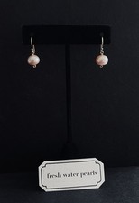 Natural pearl earrings for sale  Santa Clara