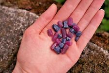 300 CT Natural Não Aquecido CERTIFICADO Rubi Cru + Safira Pedra Preciosa Solta Mistura Bruta, usado comprar usado  Enviando para Brazil