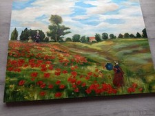 Tableau reproduction coquelico d'occasion  Bourth