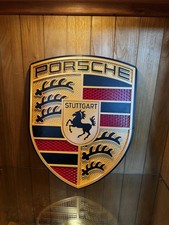 Large porsche crest for sale  BRIDGNORTH