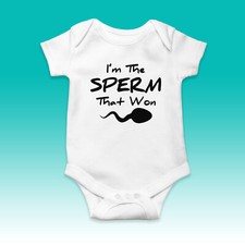 Sperm won babygrow for sale  CHESTERFIELD