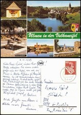 Wiąz (Eifel) Wieloobrazowy-AK z widokami miejscowości m.in. Krzyża Antoniego, Maar 1981, używany na sprzedaż  Wysyłka do Poland