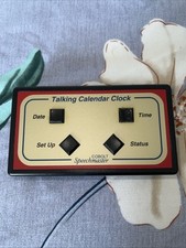 Talking calendar clock for sale  CANTERBURY