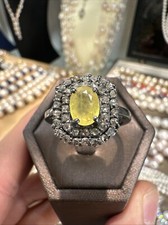 Yellow sapphire ring for sale  HAYES