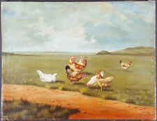 Ancien tableau poules d'occasion  Versailles