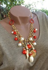 Collier vintage style d'occasion  Saint-Chef