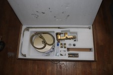 Torneira de banheira e chuveiro com 1 alça 1 spray ouro escovado 1,8 gpm, usado comprar usado  Enviando para Brazil