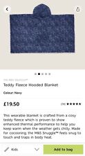 Kids snuggle teddy for sale  SHEFFIELD