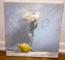 Contemporary oil canvas for sale  Scotch Plains