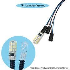 Lampenfassung G4 Mini Sockel 12V 1A Halogenlampe LED  Kabel  Kupplung Adapter comprar usado  Enviando para Brazil