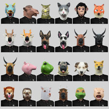 Máscara Halloween látex cabeça de animal máscara festa carnaval cosplay fantasias adereço comprar usado  Enviando para Brazil
