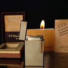 Isqueiro a gás vintage ST Dupont linha grande dourado com caixa #DP36, usado comprar usado  Enviando para Brazil
