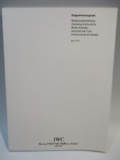 Iwc doppelchronograph split for sale  USA