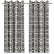 Eyelet curtain pair for sale  STAFFORD