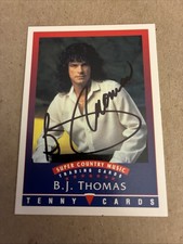 Cartão comercial Bj Thomas Super Country Music autografado autêntico assinado à mão comprar usado Cartão comercial Bj Thomas Super Country Music autografado autêntico assinado à mão comprar usado  Enviando para Brazil