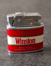 Briquet publicitaire winston d'occasion  La Chapelle-en-Serval