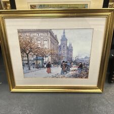 Vintage watercolour painting for sale  GLASGOW