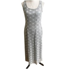 Vestido maxi R&M Richards vintage lantejoulas prata tamanho 8 fada madrinha anos 90 Y2K comprar usado  Enviando para Brazil