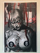 *ASSINADO* COURO Gore Noir Desmascarado TOPLESS CLOSEUP Silent Hill Nurse Surtur comprar usado  Enviando para Brazil
