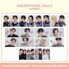 [Pré-venda] Cartão fotográfico ATEEZ 12º mini álbum Golden Hour parte 3 MakeStar LuckyDraw comprar usado  Enviando para Brazil