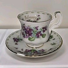 February teacup saucer for sale  BRADFORD