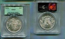 Usado, 1879 P MORGAN DÓLAR PRATA PCGS MS63 ETIQUETA VERDE 5411T comprar usado Usado, 1879 P MORGAN DÓLAR PRATA PCGS MS63 ETIQUETA VERDE 5411T comprar usado  Enviando para Brazil