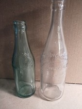 2 garrafas de cerveja Schwarzenbach Brewing Co Hornell NY início dos anos 1900 transparente e verde, usado comprar usado  Enviando para Brazil