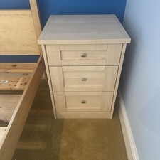 Bedside cabinets beech for sale  LEICESTER