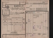 Frachtbrief 1915 eduard gebraucht kaufen  Leipzig