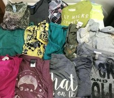 Lote ATACADO DE CAMISAS FEMININAS DE CINCO (5) libras TAMANHO MÉDIO/GRANDE Tops Outono/Inverno, usado comprar usado  Enviando para Brazil