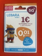 Lebara prepaid sim gebraucht kaufen  Nürnberg