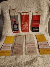 Lote de 7 sacolas de café vintage seminovas não usadas comprar usado  Enviando para Brazil