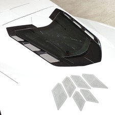 Tampa de acabamento de ventilação lateral de vidro traseiro de carro de aço malha para Corvette C8 2020-2024 comprar usado  Enviando para Brazil