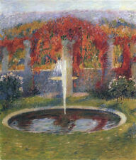 pintura a óleo perfeita pintada à mão em tela "Piscina" NO18599 comprar usado  Enviando para Brazil