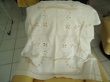Nappe lin broderie d'occasion  Habsheim