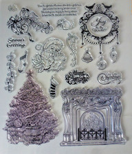 Christmas clear stamps for sale  NEWCASTLE
