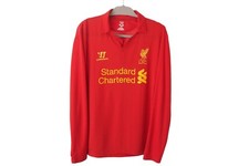 Camiseta Jersey Manga Longa LIVERPOOL FC 2012/13 Warrior Tamanho G Casa de Futebol comprar usado  Enviando para Brazil