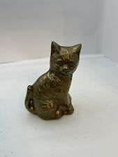 casted cat brass figures for sale  Horse Cave