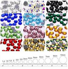 1440 Stück SS3~SS20 1.4mm~5mm Hotfix Aufbügeln Kristallglas Strass Glitzersteine comprar usado  Enviando para Brazil