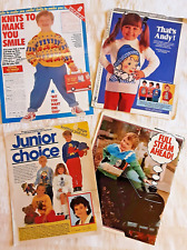 Vintage children knitting for sale  HALSTEAD
