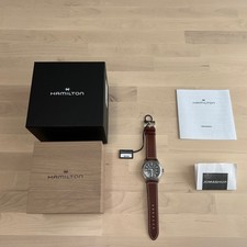 Usado, Relógio masculino Hamilton cáqui campo automático mostrador preto 42mm ref H70555533 bom! comprar usado  Enviando para Brazil