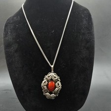 Red silver tone for sale  Kingston