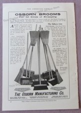 1917 osborn brooms for sale  Clinton