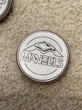 Original raro MANGELS PDAC8156 centro de roda de liga leve tampa de plástico cubo 1 peça, usado comprar usado  Enviando para Brazil